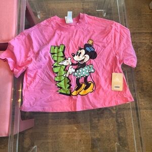 NWT Disney Story Minnie Crop Tee